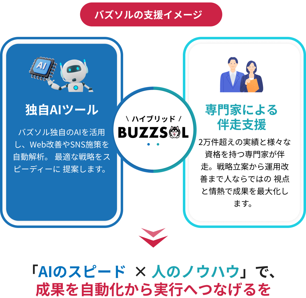 バズソルの支援イメージ