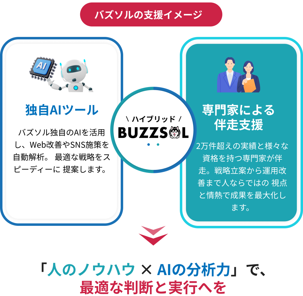 バズソルの支援イメージ