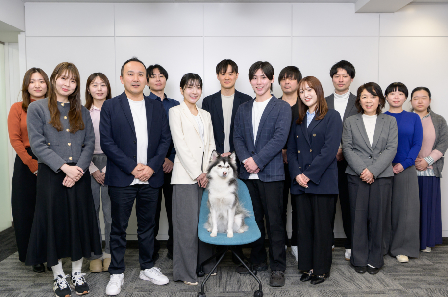 バズソル伴走支援のチーム集合写真