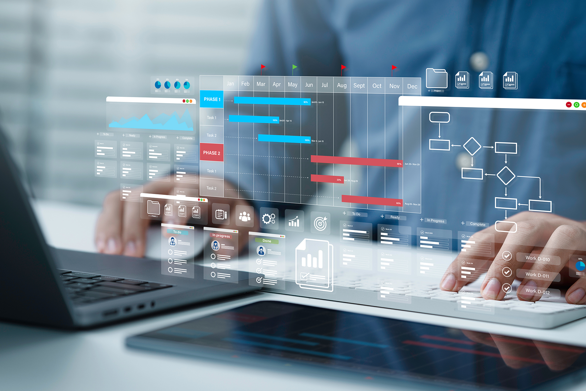 業務効率化を実現する活用支援も一貫対応 イメージ