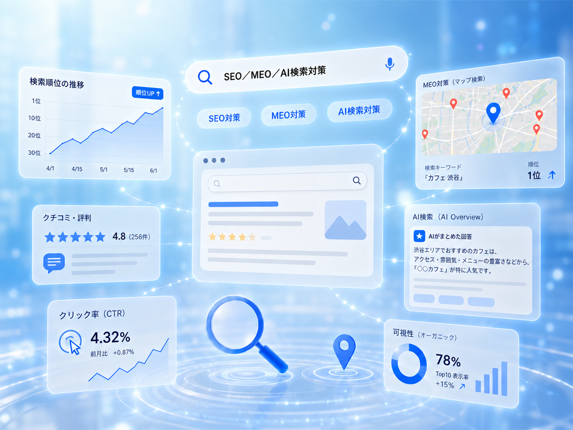 SEO／MEO／AI検索対策